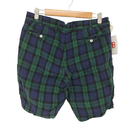 ポロラルフローレン POLO RALPH LAUREN slim fit ブラックウォッチ リネン ショーツ メンズ 32inch
