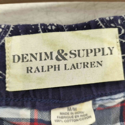 デニムアンドサプライラルフローレン DENIM&SUPPLY RALPH LAUREN チェック ショーツ メンズ M