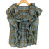 メゾンスペシャル MAISON SPECIAL Ruffle Check Shirts ラッフルチェックシャツ レディース FREE