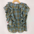 メゾンスペシャル MAISON SPECIAL Ruffle Check Shirts ラッフルチェックシャツ レディース FREE