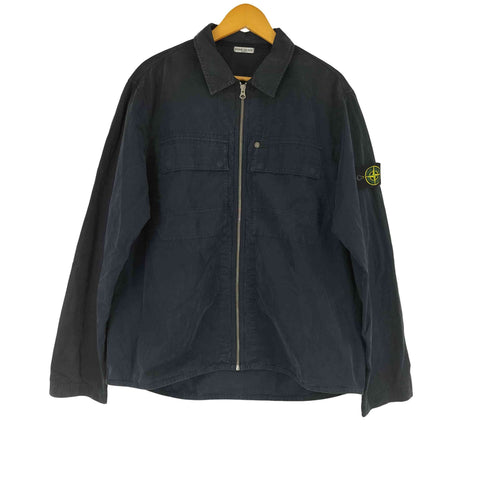 ストーンアイランド STONE ISLAND 09AW Paul Harvey ポールハーヴェイ Zip Shirts Jacket ジップ シャツジャケット メンズ XXL
