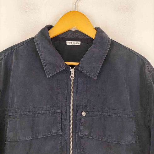 ストーンアイランド STONE ISLAND 09AW Paul Harvey ポールハーヴェイ Zip Shirts Jacket ジップ シャツジャケット メンズ XXL