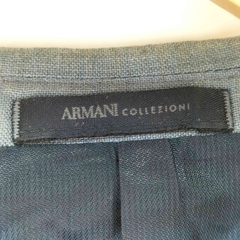 アルマーニコレツィオーニ ARMANI COLLEZIONI M LINE ウール100 2B シングルテーラードジャケット メンズ 41