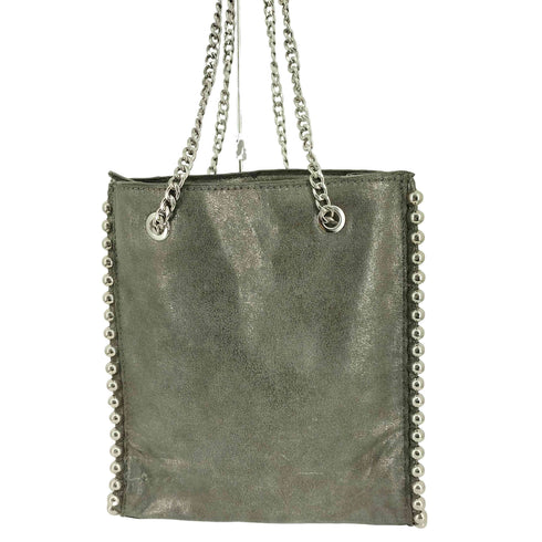 ザラ ZARA チェーン ラメ加工 ショルダーバッグ レディース