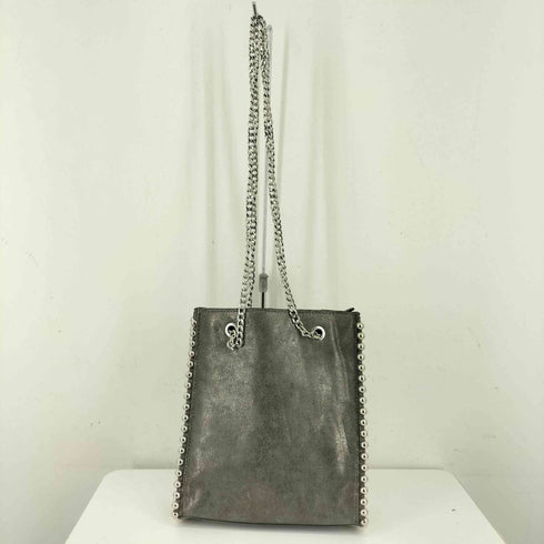 ザラ ZARA チェーン ラメ加工 ショルダーバッグ レディース