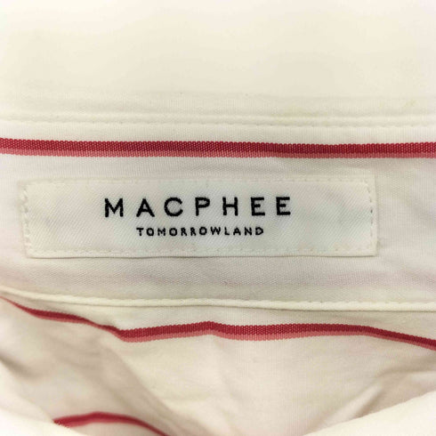 マカフィー MACPHEE 24SS コットンブロード レギュラーカラーシャツ レディース JPN:36