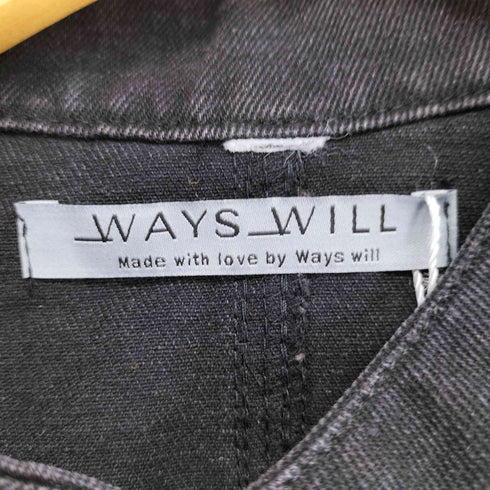 WAYS WILL デニム フラップポケット ベスト レディース FREE