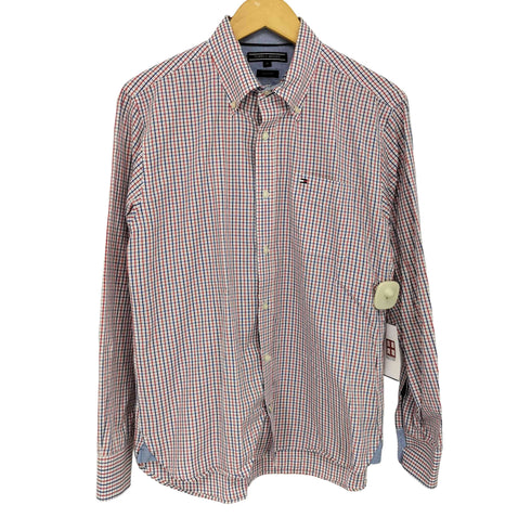 トミーヒルフィガー TOMMY HILFIGER custom fit チェック BDシャツ メンズ import:M