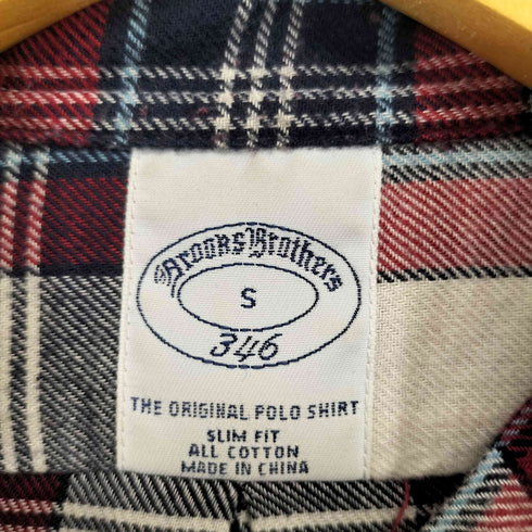 ブルックスブラザーズ BROOKS BROTHERS 346 チェック コットン ネルシャツ メンズ import:S