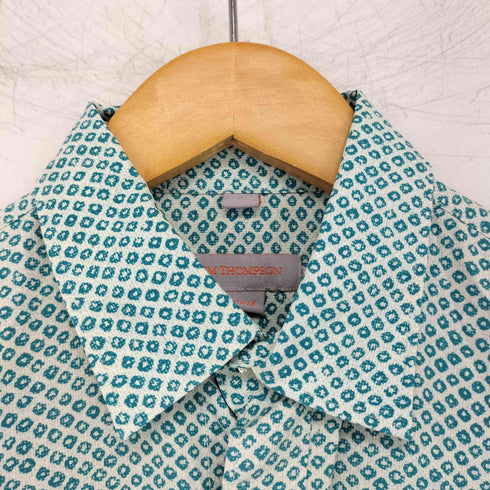 ジムトンプソン JIM THOMPSON シルク 両胸フラップ レギュラーカラーシャツ メンズ import:S