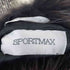 スポーツマックス SPORTMAX ヘリンボーン ファー ジップアップ ブルゾン レディース US4