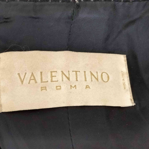 ヴァレンティノ Valentino ストライプ ジャケット レーススカート セットアップ レディース 40/4