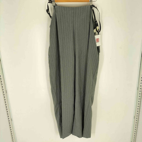 ARULLE アリュー herringbone suspender wide pants ヘリボーン サスペンダー ワイドパンツ レディース M