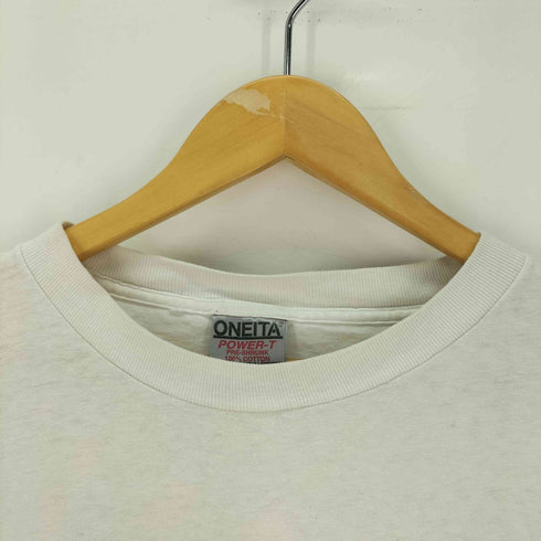 オニータ ONEITA WILL BULLAS カエル キューピッド ハート アート Tシャツ 袖&裾シングル メンズ import:XL
