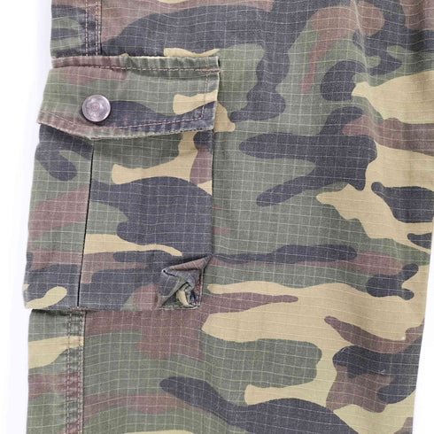 アルファインダストリーズ ALPHA INDUSTRIES ウッドランドカモ リップストップ カーゴパンツ レディース JPN:M