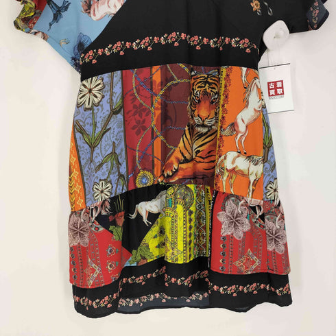 デシグアル Desigual 総柄 S/S ワンピース レディース 36