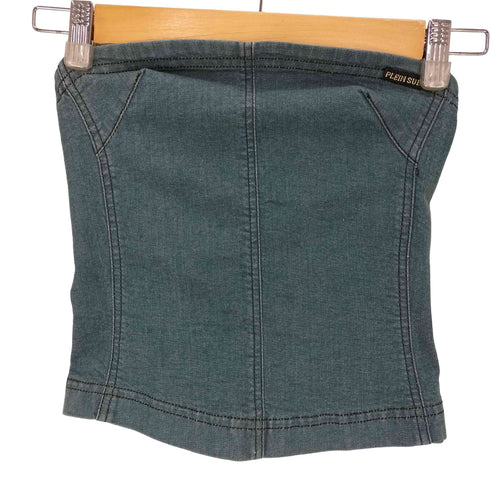 PLEIN SUD JEANS フランス製 デニム ベアトップ レディース FR:38