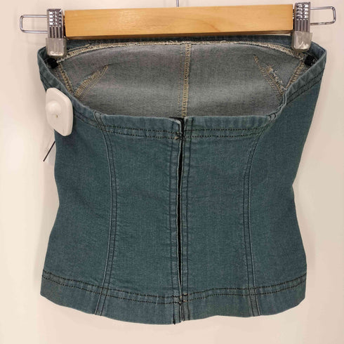 PLEIN SUD JEANS フランス製 デニム ベアトップ レディース FR:38