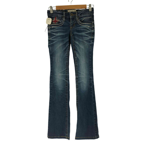 LOLITA JEANS デザインポケット フレアデニムパンツ y2k レディース 24
