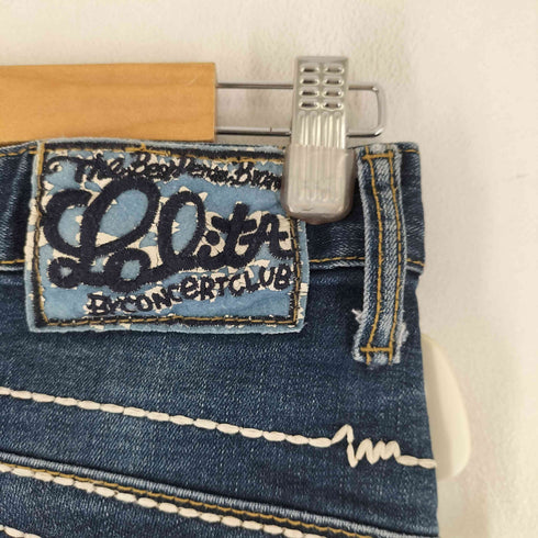 LOLITA JEANS デザインポケット フレアデニムパンツ y2k レディース 24