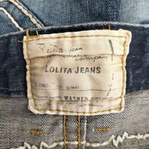 LOLITA JEANS デザインポケット フレアデニムパンツ y2k レディース 24