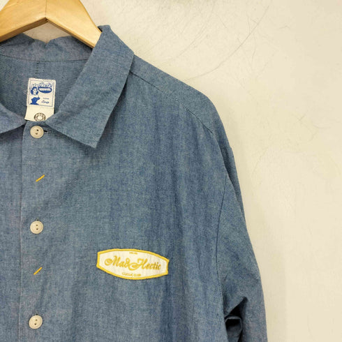 マッドヘクティク Mad Hectic 00s シャンブレーシャツ メンズ import:L