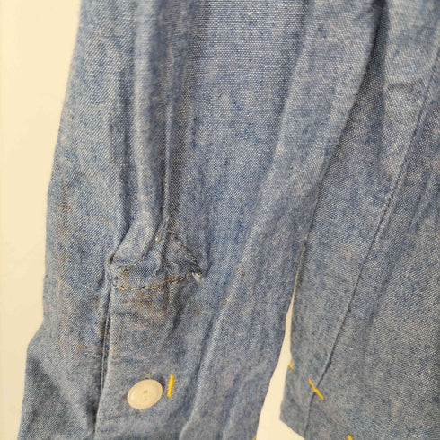 マッドヘクティク Mad Hectic 00s シャンブレーシャツ メンズ import:L