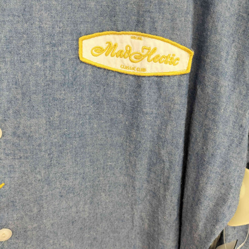マッドヘクティク Mad Hectic 00s シャンブレーシャツ メンズ import:L
