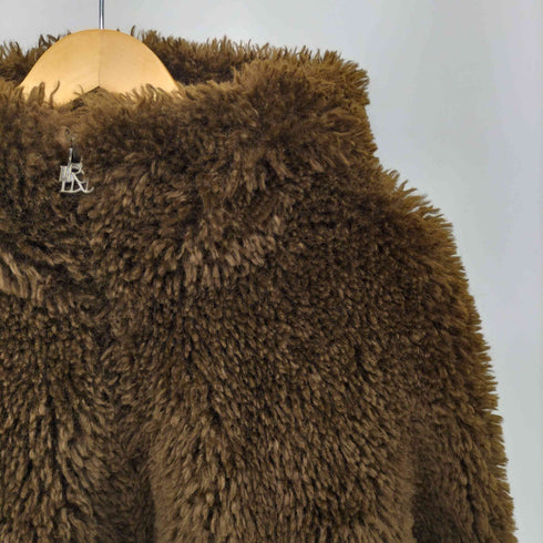 ザラ ZARA フード付き フェイクファー ダブルジップ ジャケット メンズ import:L