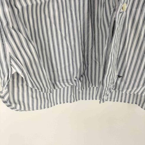 エルメネジルドゼニア Ermenegildo Zegna ストライプ 長袖シャツ メンズ M
