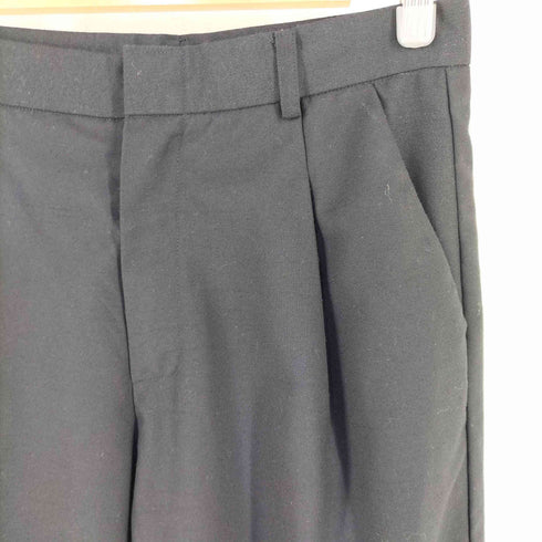 TOO トゥー レーヨン シルク 1タック スラックス パンツ レディース