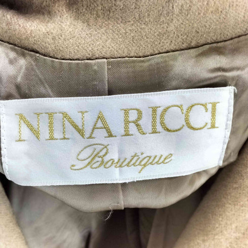 ニナリッチ NINA RICCI ショールカラー チェスター コート レディース