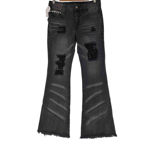 Type shade TYPE DAMAGE STUDS FLARE DENIM メンズ