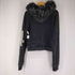 Type shade TYPE CROSS FOX FUR HOODIE BLACK メンズ