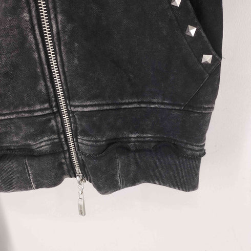 Type shade TYPE CROSS FOX FUR HOODIE BLACK メンズ