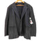 バルマンパリ BALMAIN PARIS シープレザー パワーショルダー 2B テーラードジャケット メンズ 5L