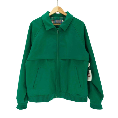 ペンドルトン PENDLETON 70-80S USA製 裏地 チェック ウール ジップアップ ブルゾン ジャケット IDEAL ジップ メンズ import:M