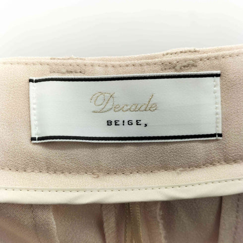 decade beige セットアップ レディース 0