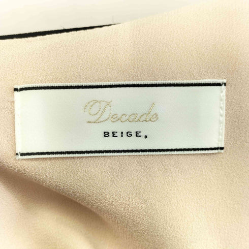 decade beige ノースリーブワンピース レディース 0