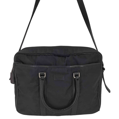 コーチ COACH ファイネスト ツイル ファブリック レザートリミング 2WAY ショルダーバッグ メンズ