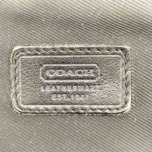 コーチ COACH ファイネスト ツイル ファブリック レザートリミング 2WAY ショルダーバッグ メンズ