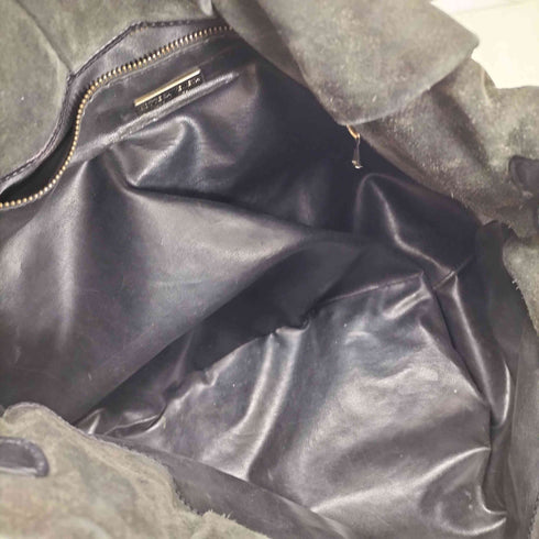 ボッテガヴェネタ BOTTEGA VENETA 蝶柄 スエード 巾着ショルダーバッグ レディース