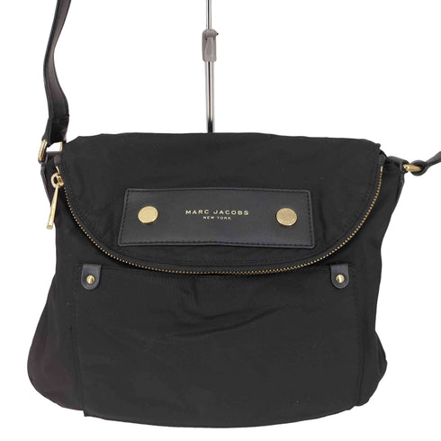 マークジェイコブスニューヨーク MARC JACOBS NEW YORK ロゴデザイン ナイロン ショルダーバッグ レディース