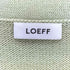 ロエフ LOEFF 9ゲージ フリンジ カーディガン メンズ 2