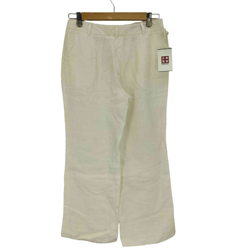 ブルックスブラザーズ BROOKS BROTHERS IRISH LINEN リネン100% ジップフライ パンツ レディース 6