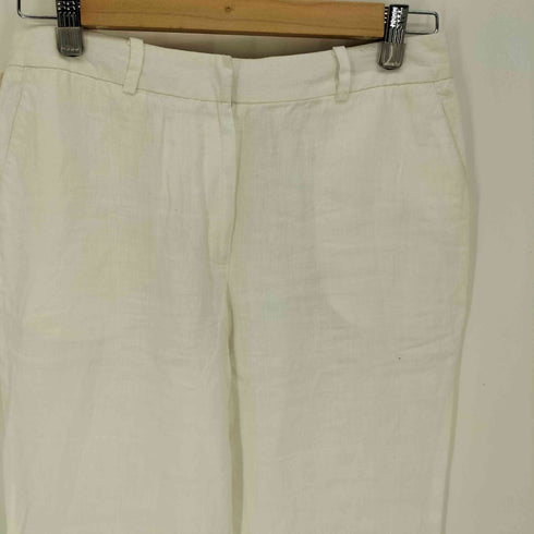 ブルックスブラザーズ BROOKS BROTHERS IRISH LINEN リネン100% ジップフライ パンツ レディース 6