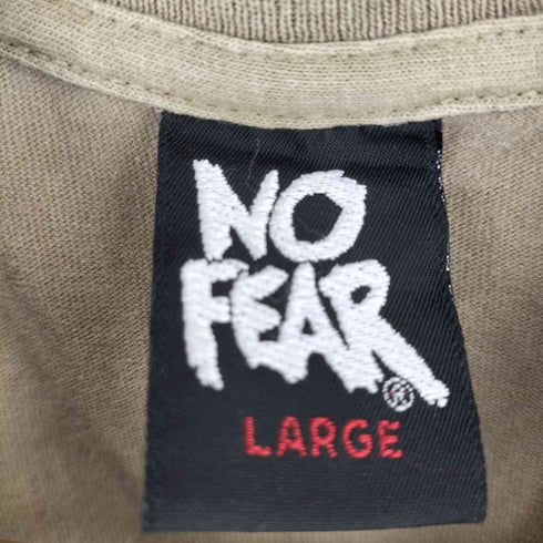 ノーフィアー NO FEAR 90S USA製 半袖 コットン バックプリント Tシャツ メンズ L
