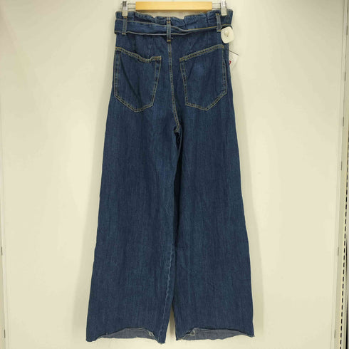 ザラ ZARA ベルト付 バギー ワイド デニム レディース EUR:36