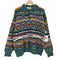FLORENCE TRICOT 3Dニット ハーフボタンセーター メンズ import:M