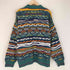 FLORENCE TRICOT 3Dニット ハーフボタンセーター メンズ import:M